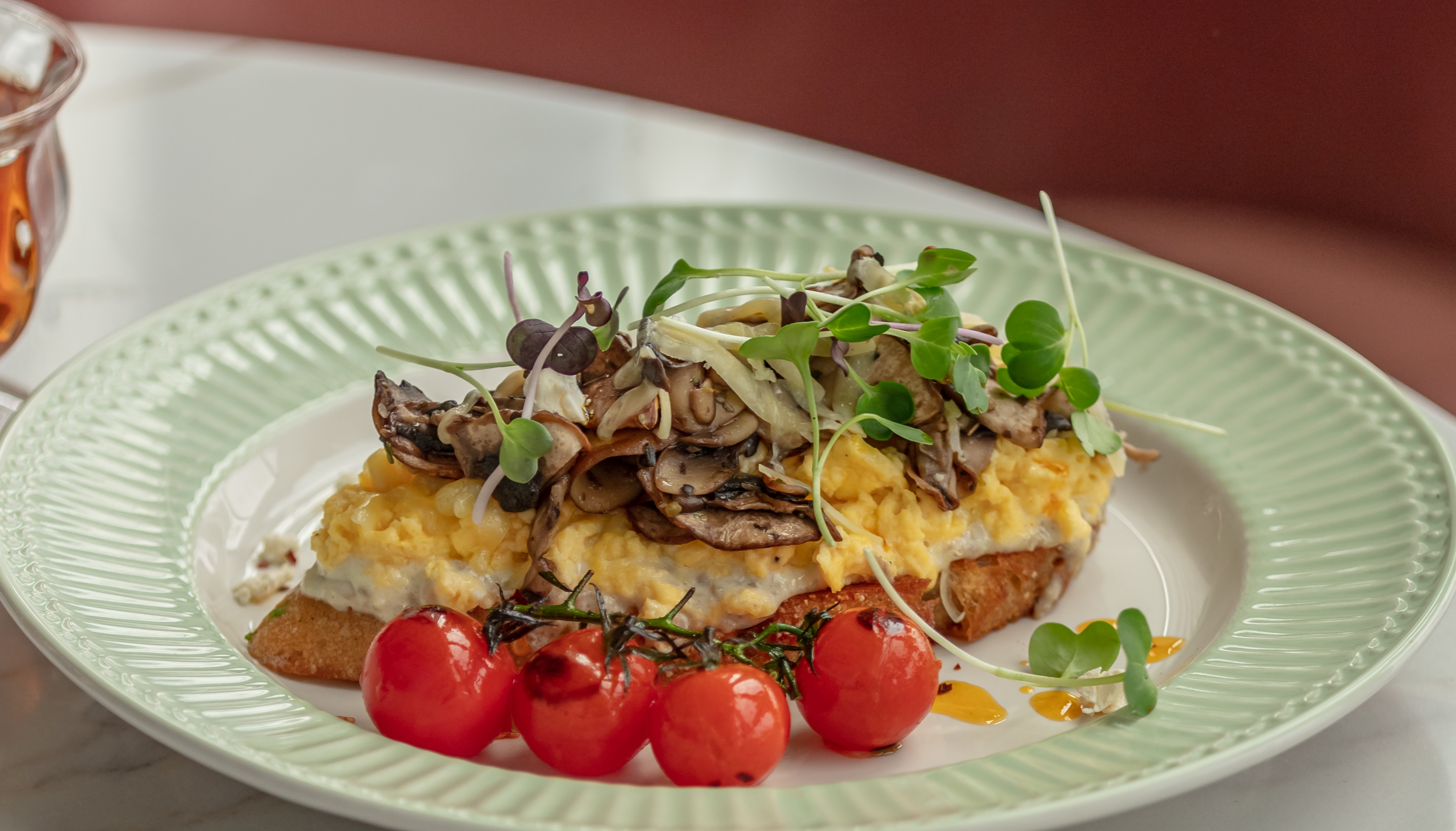 Scrambled Mushroom Eggs