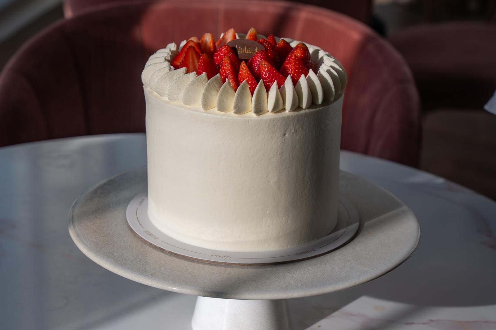Strawberry Cream Gateau