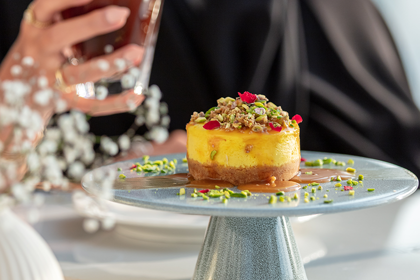 Saffron Cheese Cake